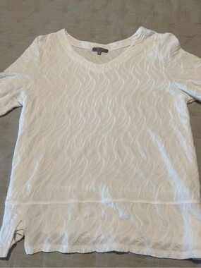 White textured Habitat top/tunic Size M